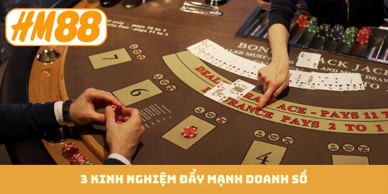 3 kinh nghiệm đẩy mạnh doanh số