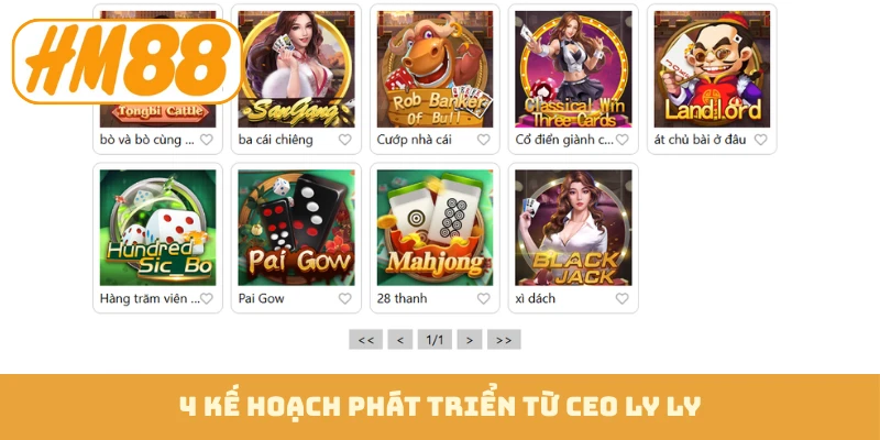 4 kế hoạch phát triển từ CEO Ly Ly