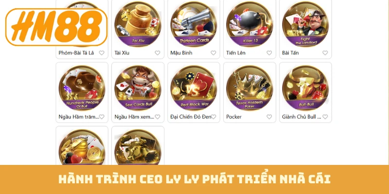 Hành trình CEO Ly Ly phát triển nhà cái