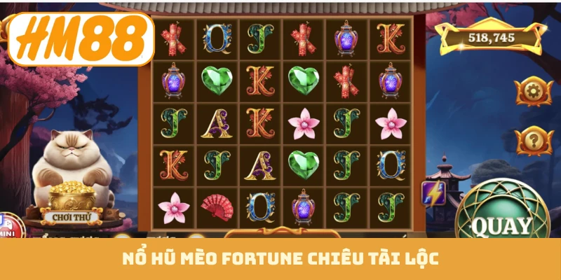 Nổ hũ mèo Fortune chiêu tài lộc